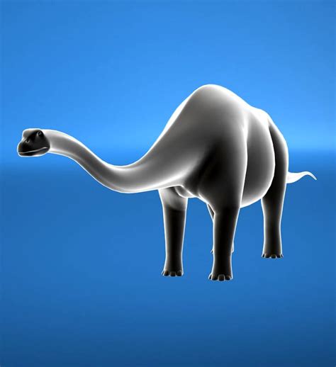 Brontosaurus 3d Model