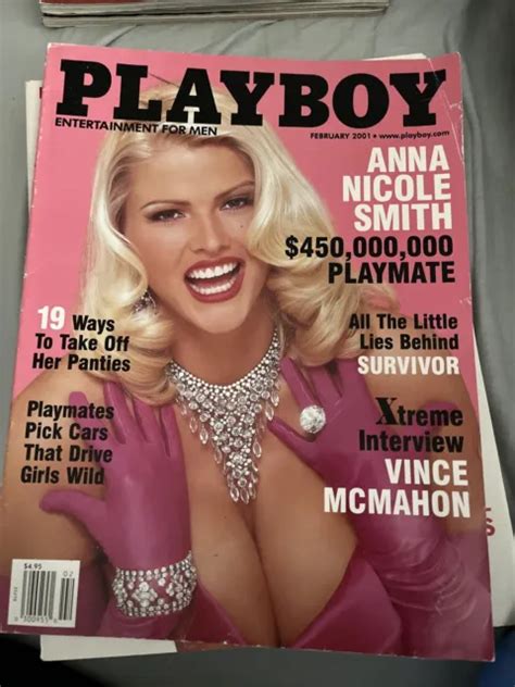 VINTAGE PLAYbabe MAGAZINE February ANNA NICOLE SMITH Guess H M