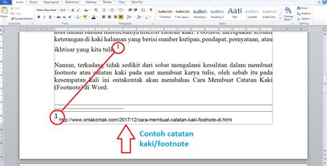 Cara Membuat Catatan Kaki Di Microsoft Word Dengan Mudah Terbaru