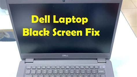 How To Fix Dell Laptop Black Screen Problem YouTube