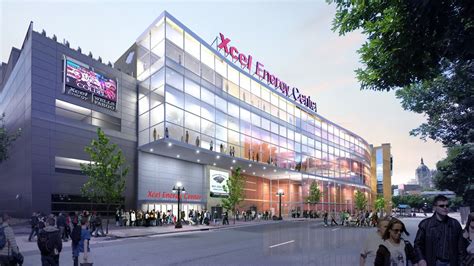 The Xcel Energy Center Also Known As The X Is A Multi Purpose Arena