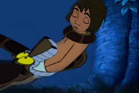 Kaa Eats Mowgli By Vore Disintegration Kaa Worked His Way Up Reaching Mowgli S Chest