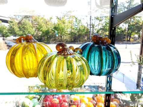 Pin On Blown Glass Pumpkins By Avalon Glassworks