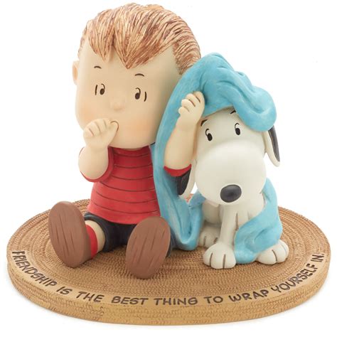 Peanuts® Linus And Snoopy Wrapped In Friendship Mini Figurine 388