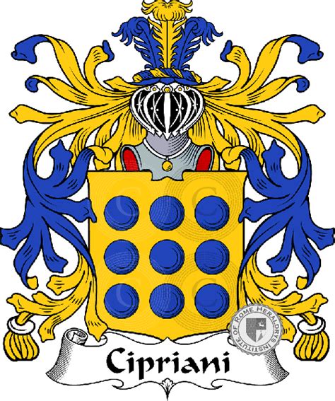 Cipriani Familia Her Ldica Genealog A Escudo Cipriani