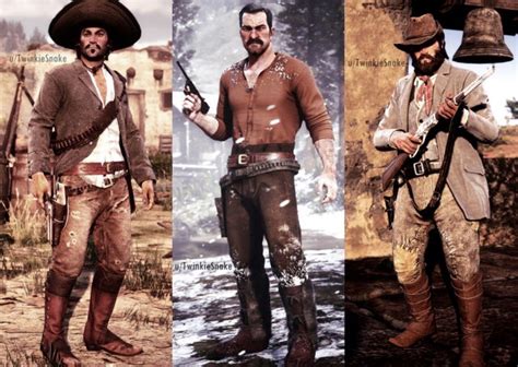 Mags Peaches Javier Dutch And Bills Rdr1 Outfits Recreated In
