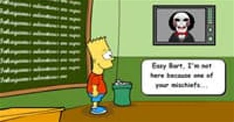 Bart Simpson Saw Game Juego Online Juega Ahora