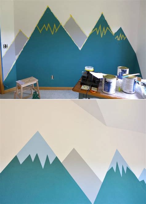 Kinderzimmer ideen berge caseconrad com. Ideen für Wandgestaltung mit Farbe - Wandgemälde von ...