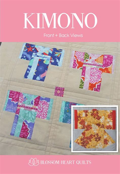 Kimono Quilt Block Paper Pieced Pdf Etsy In 2021 Quilts Origami
