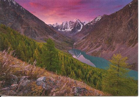 My Postcard Page Russia Siberia Golden Mountains Of Altai Republic