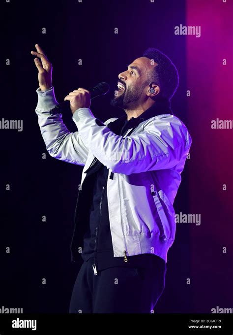 Craig David On Stage During Day One Of Capitals Jingle Bell Ball 2017