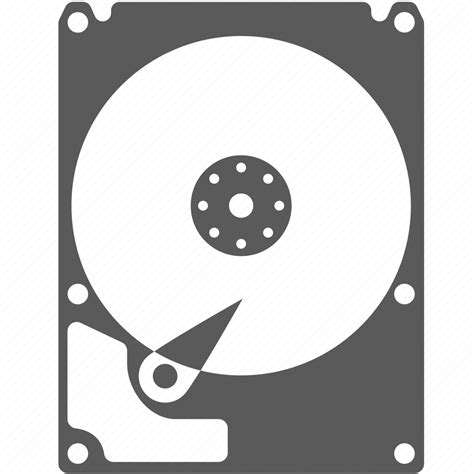 Computer Drive Electronic Hard Disk Hardware Hdd Icon Download