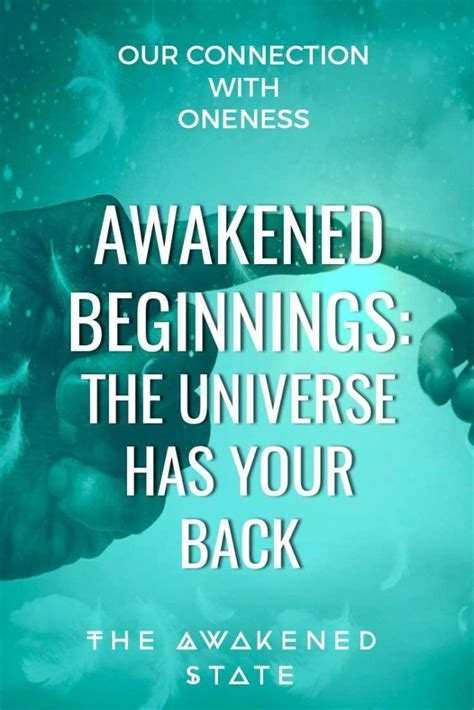 Awakened Beginnings The Universe Has Your Back The Awakened State