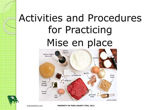 Ppt Introduction To Mise En Place Powerpoint Presentation Free