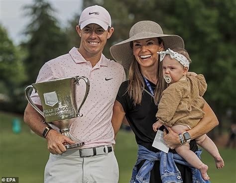 Rory Mcilroy Joined By Wife Erica Stoll And Daughter Poppy After Winning Wells Fargo