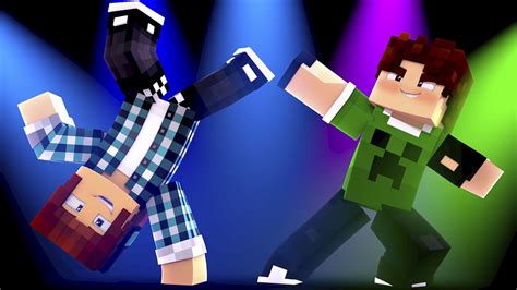 Animação De Minecraft Batalha De DanÇa Dance Battle Minecraft Animation Youtube