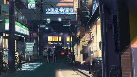16 Night Anime Wallpaper City Anime Wallpaper