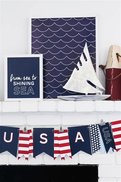 15 Free Printable 4th Of July Decorations On Love The Day