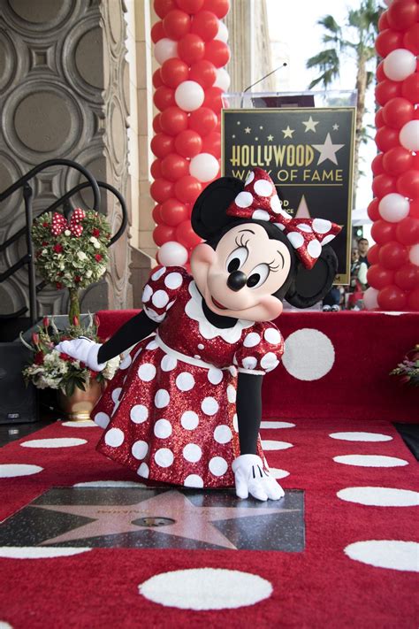 Minnie Mouse Receives A Star On The Hollywood Walk Of Fame Talking