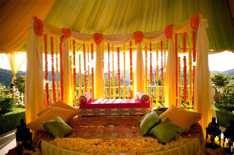 From wall decor to showing your personal style, there are plenty of ways to stick to a budget and keep your traditions. Indian wedding decorations | Mona Bagla