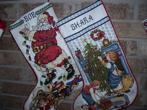 Christmas Stocking Cross Stitch Photos Cantik