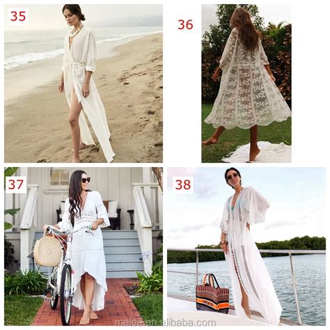 50styles crochet white knitted beach cover up dress tunic long pareos bikinis cover ups swim