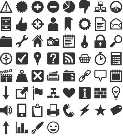 Heydings Common Icons Font Free By Heydon Pickering Font Squirrel