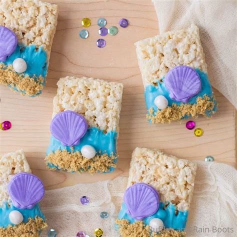These Fun Mermaid Rice Krispies Are Perfect For A Mermaid Party