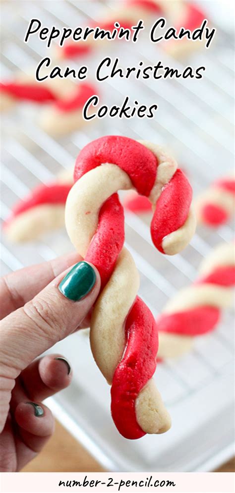Candy Cane Cookies Step By Step Directions Recipe Peppermint