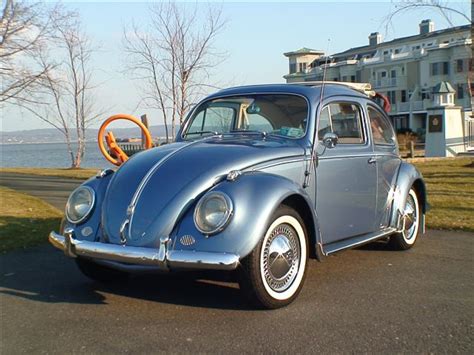 The Vintage1958 Glacier Blue Vw Beetle Ragtop Classic Vw Beetles