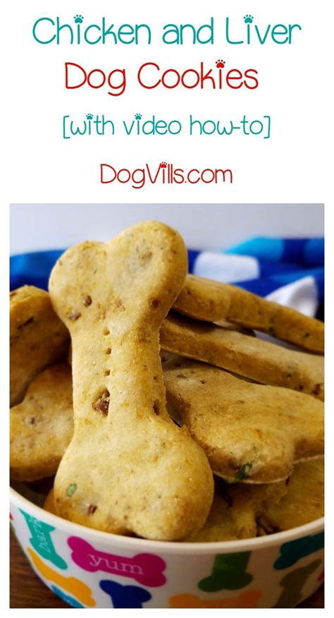 Maybe you would like to learn more about one of these? Easy Homemade Chicken and Liver Dog Cookies | Recipe (With ...