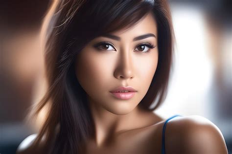 Premium Ai Image Exotic Beauty South East Asian Woman
