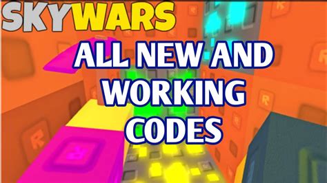 All New Roblox Skywars Codes June 2022 L Latest And Working Skywars