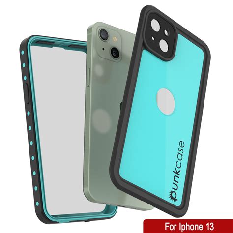 Iphone 13 Waterproof Ip68 Case Punkcase Teal Studstar Series Sli