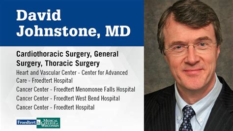Dr David Johnstone Thoracic Surgeon Youtube