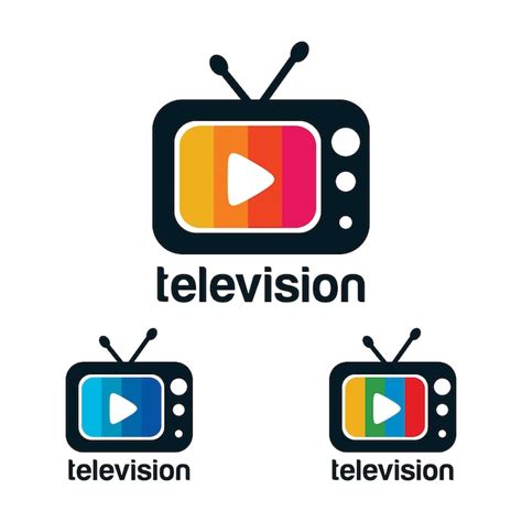 Premium Vector Television Logo Design