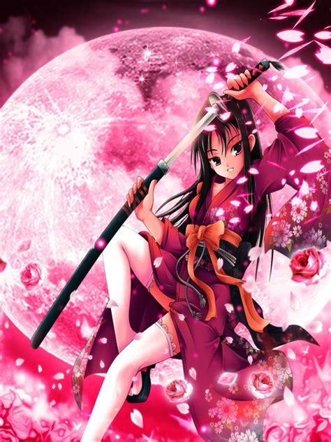 Samurai Sword Girls Wallpapers Wallpaper Cave