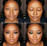 African American Nose Contouring Makeup Pictures