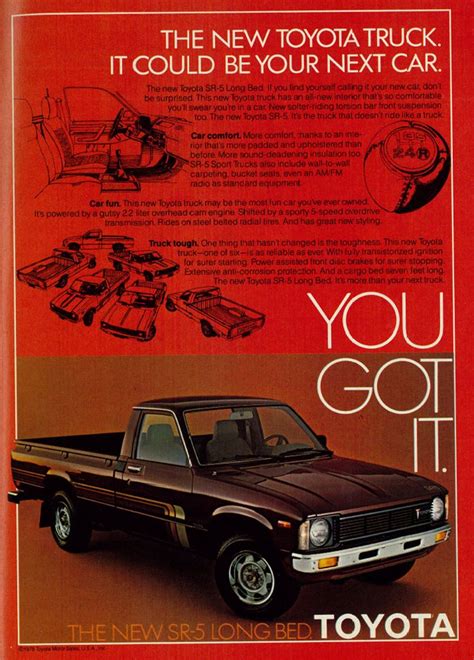 Old Toyota Truck Ads Toyota Trucks Toyota Trucks