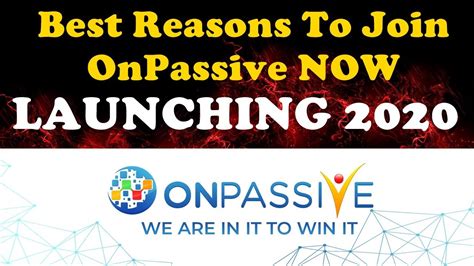 🏅onpassive Explained Best Reasons To Join Now Youtube