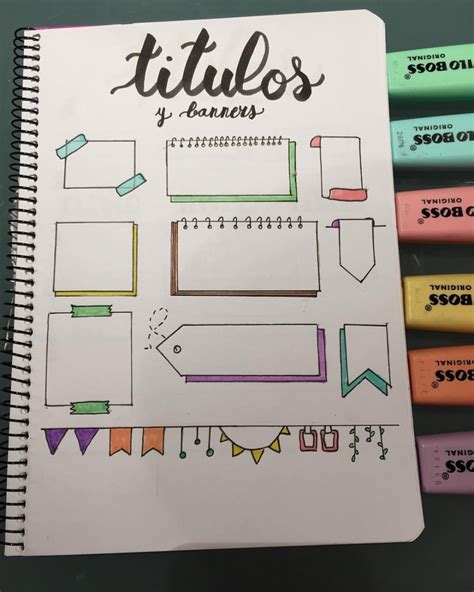 Titulos Bonitos En Libreta De Apuntes Titulos Bonitos Para Images