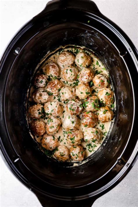 Crockpot Swedish Meatballs Recipe The Cookie Rookie