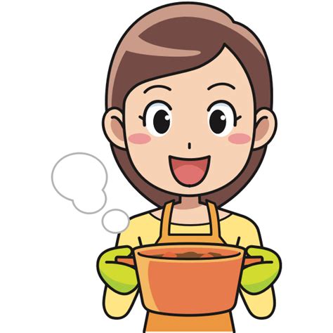 Woman Serving A Dinner Free Svg