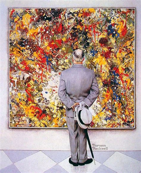 The Art Of The Day Norman Rockwell The Connoisseur 1962