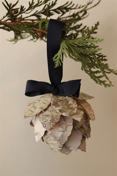Birch Bark Pinecone Ornament Turtles And Tails Blog Sheet Music