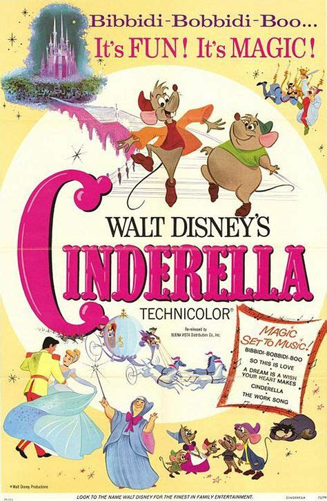 Cinderella Original Theatrical Poster 1950 Cinderella Movie Poster