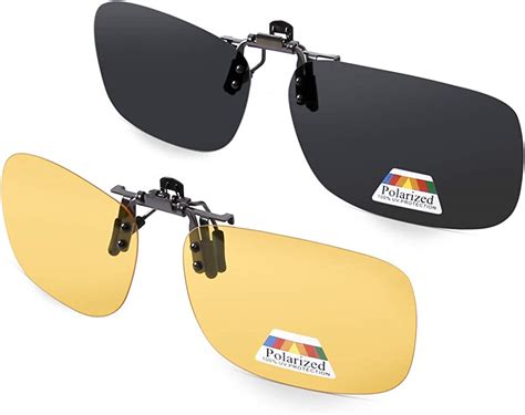 polarized clip on sunglasses over prescription glasses night driving clothing