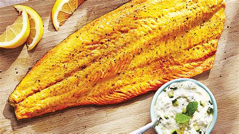 Curry Grilled Trout With Creamy Cucumber Sauce Safeway