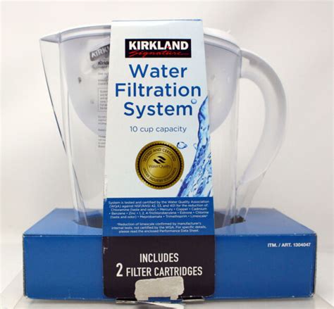 Kirkland Signature Water Filtration System Pitcher EBay