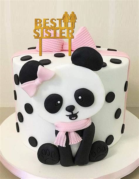 Sticker Hub Best Sister Glitter Cake Topper To Celebrate A Special Day